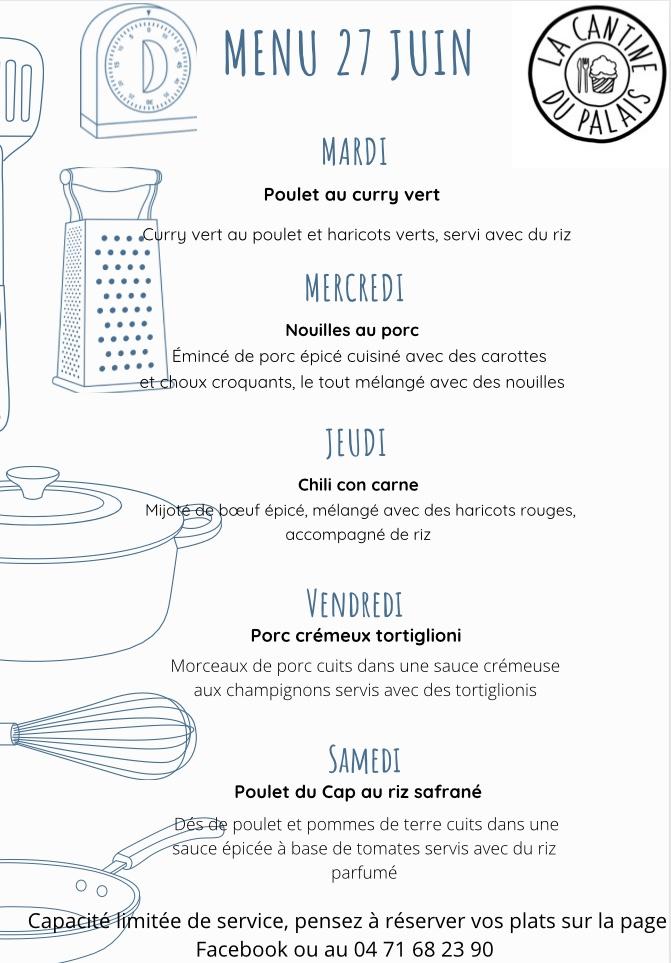La Cantine du Palais - Menu Image 3