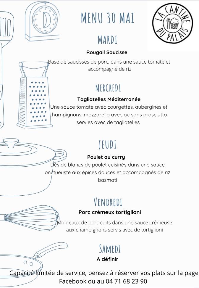 La Cantine du Palais - Menu Image 4